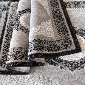 Изключителен черен килим във винтидж стил Ширина: 80 см | Дължина: 150 см