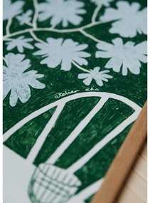 Постер 30x40 cm Blue Flowers &amp; Red Wine – Anouk van Cleef – The Poster Club