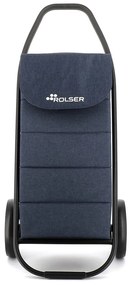 Пазарска чанта на колелца 53 l Com Tweed Polar Black Tube – Rolser