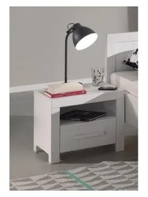 Бяло детско нощно шкафче Erik - Vipack