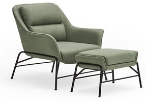 Зелено-сиво столче за крака Sadira - Teulat