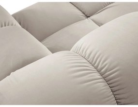 Бежов кадифен модулен диван 282 cm Bellis – Micadoni