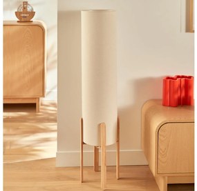 Atmosphera - Подова лампа KEYAH 1xE27/25W/230V каучуково дърво