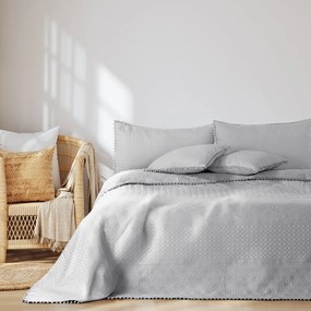 Светлосиво покривало за легло 170x210 cm Meadore – Restilo