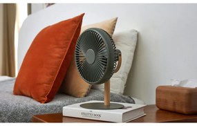 Зелена настолна лампа с вентилатор с дистанционно управление (височина 26 см) Beyond - Gingko