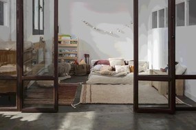 Памучен килим в тухлен цвят 80x140 cm Twin Toffee – Lorena Canals