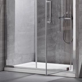 Отваряне на вратата Devon Primus Plus Pivot Infill-137 - 141-Хром