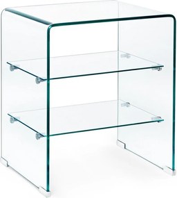 Стъклена странична масичка 40x50 cm Iride – Bizzotto