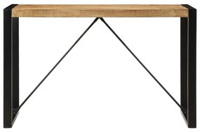 4005811 vidaXL Трапезна маса, 120x55x76 cм, грубо мангово дърво масив