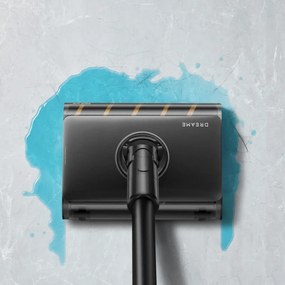 Безкабелна прахосмукачка Dreame Z30 AquaCycle VZV77B, 855W, 310AW, 150000 об/мин, 3 степени, 0.32/0.4/0.6 л, 90 мин, HEPA H14, LED, Безчетков мотор, Черен