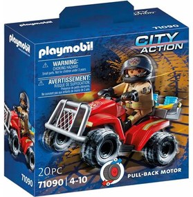 Playset Playmobil City Action Firefighters - Speed Quad 71090