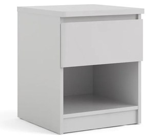 Бяло нощно шкафче Naia - Tvilum