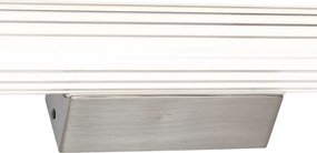 Ретро стенна лампа Gunmetal 60.4cm вкл. LED IP44 - Coco