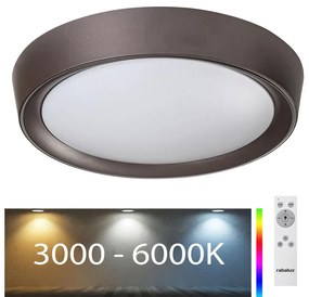 Rabalux - LED RGB Димируема лампа LED/24W/230V + дистанционно 3000-6000K