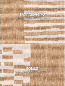 Кремав/в естествен цвят килим за открито и закрито 160x230 cm Haringey Acacia – Ted Baker