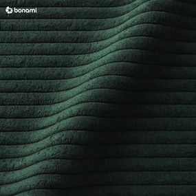 Тъмнозелено единично легло 120x200 cm тапицирано без ламелно дъно Mattis – Meise Möbel