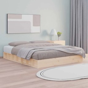 820666 vidaXL Рамка за легло 160x200 см масивно дърво