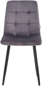 Кухненски стол Mona-Сив (4) парчета