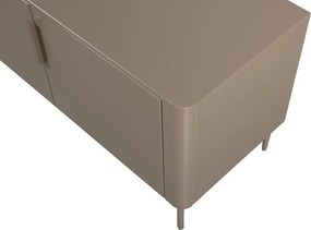 Кафяво-сива маса за телевизор от масивен бор 154x56x44 cm Gunnar – WOOOD