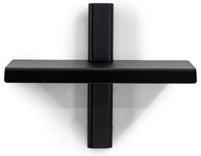 Черен метален стенен рафт 28 cm Hola – Spinder Design