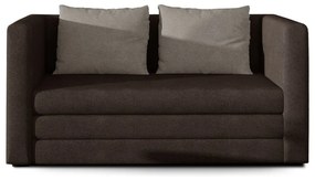 Кафяв шенилов разтегателен диван 132 cm Neva – ELTAP