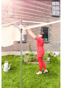 Градинска сушилня за дрехи в сребрист цвят 40 m Topspinner – Brabantia