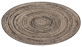 Бежов кръгъл килим ø 120 cm Swirl - Hanse Home