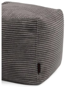 Пуф от рипсено кадифе в цвят горчица Up! MooG – SLOWDOWN