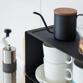 Черен метален допълнителен рафт 30,5x14 cm Tower – YAMAZAKI