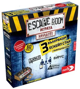 Noris - Настолна игра Escape Room с 3 мистерии, ново издание