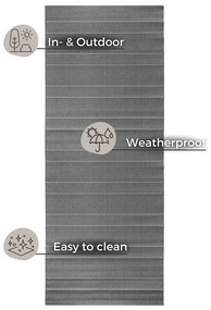 Сива външна пътека , 80 x 200 cm Sunshine - Hanse Home