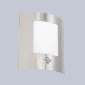 Модерна външна стенна лампа стомана сензор за движение IP44 - Emmerald 1