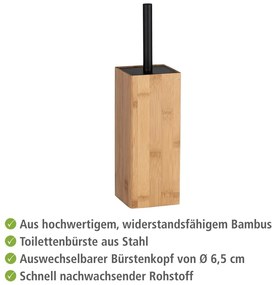 Бамбуков комплект аксесоари за баня естествен Padua – Wenko