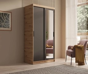 Гардероб Reflecta 100 плъзгащ се-Artisan-Mauro