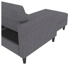 Сив ъглов диван Hartford – Støraa