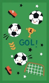 Детска памучна кърпа с футболен мотив - GOAL Ширина: 30 см | Дължина: 50 см