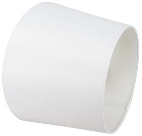 Стенна лампа бронз с бяла качулка и регулируема ръка - Ladas Deluxe