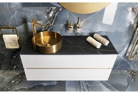 Стояща батерия за мивка в златист цвят Spy – Sapho