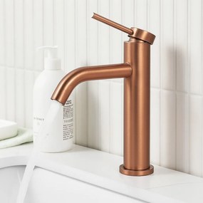 Смесител за мивка Rea CLIF Brush Copper Low