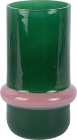 Зелена стъклена ваза (височина 22 cm) Animado Anillo – PT LIVING