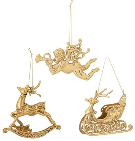 Коледни украси в комплект от 3 бр. 10 cm Anisa – Bloomingville