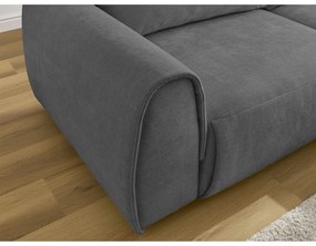 Сив ъглов диван Aden – Bobochic Paris