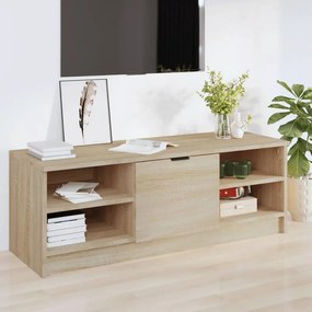 811370 vidaXL ТВ шкаф, бетонно сиво, 102x35,5x36,5 см, инженерно дърво