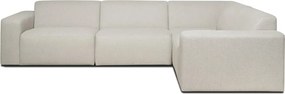Бежово-кремав ъглов диван (десен ъгъл) Roxy – Scandic