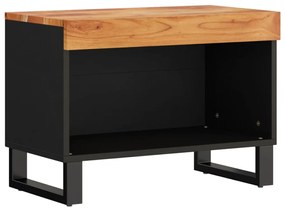 352882 vidaXL ТВ шкаф, 60x33x43,5 см, масивно акациево дърво