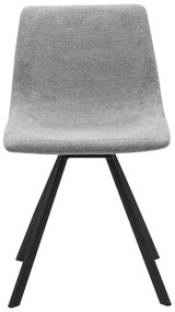 Светлосив трапезен стол Yukon – Unique Furniture