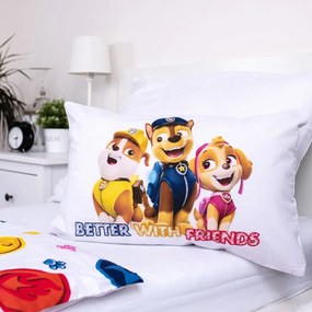 Памучно детско спално бельо за детско креватче 100x135 cm Paw Patrol – Jerry Fabrics