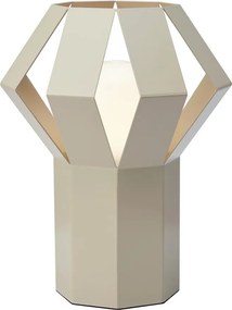 Бежова метална настолна лампа с метален абажур (височина 27 cm) Octa – Markslöjd