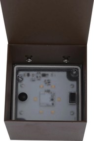 Външна лампа ръждивокафява 65 см вкл. LED IP64 с димираща светлина и соларна батерия - Charlene