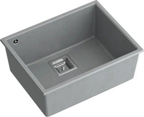 гранитна мивка DAVID 50 Grey  Metallic